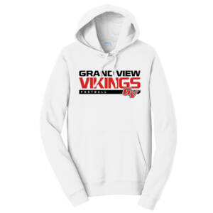 GV FB Unisex Fan Favorite Fleece Pullover Hooded Sweatshirt-White