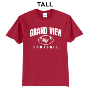GV FB  Tall Core Blend short Sleeve T Shirts – RED
