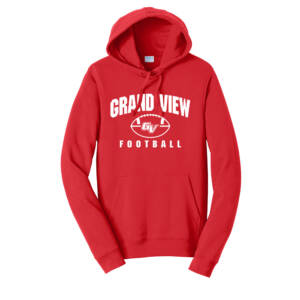 GV FB Unisex Fan Favorite Fleece Pullover Hooded Sweatshirt-Bright Red
