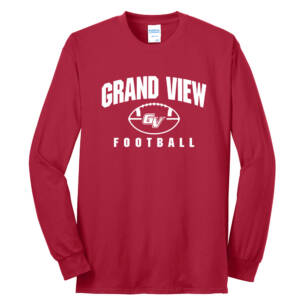 GV FB Unisex Long Sleeve Core Blend T Shirt – RED