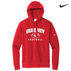 GV FB Nike Club Fleece Sleeve Swoosh Pullover Hoodie – UniversityRed