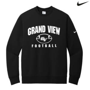 GV FB Nike Club Fleece Sleeve Swoosh Crew – Black