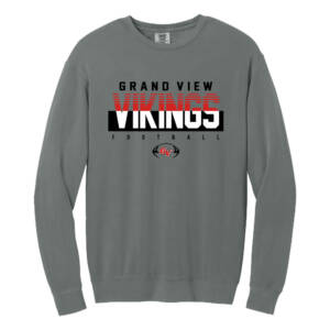 GV FB Unisex Comfort Colors Lightweight Crewneck Sweatshirt-Grey