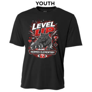 Hermes Elementary YOUTH Cooling Performance Tshirt-Black