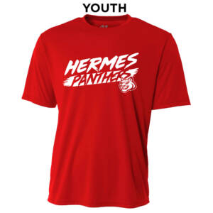Hermes Elementary YOUTH Cooling Performance Tshirt-Red
