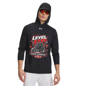 Hermes Elementary Under Armour Mens Team Vanish Performance Hoodie-Black
