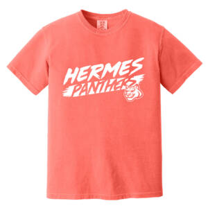 Hermes Elementary Comfort Colors Unisex Heavyweight Ring Spun Tee-Neon Red Orange