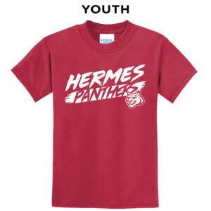 Hermes Elementary Youth Short Sleeve Tee-Red
