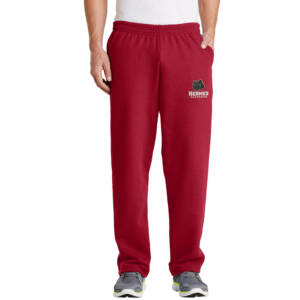 Hermes Elementary Men Core Fleece Sweatpant with Pockets-Red