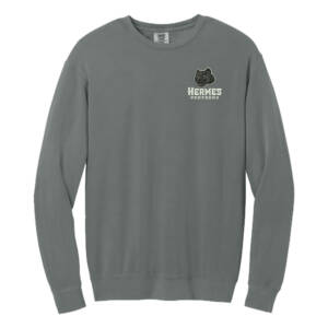 Hermes Elementary Comfort Colors Lightweight Crewneck Sweatshirt Unisex-Grey
