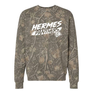 Hermes Elementary Independent Trading Co Unisex Heavyweight Crewneck Sweatshirt-Deadwood Camo