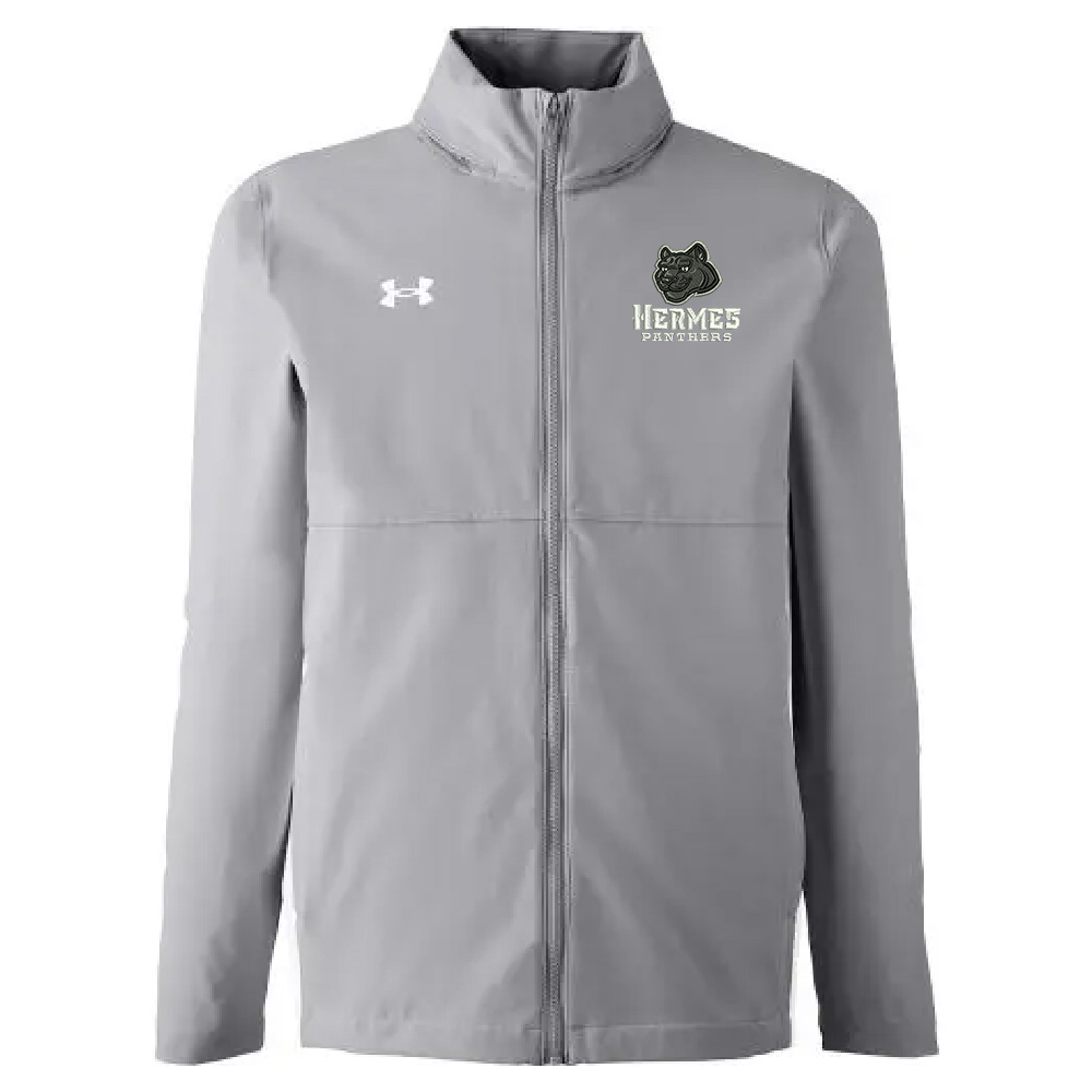 Hermes Elementary Under Armour UA Rival Stretch Woven Men's Full Zip-Mod Grey