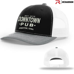 Kendyl Richardson Pro Crown Mesh Back Adjustable back cap Tri Color-Black/White/Heather Grey