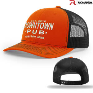 Kendyl Richardson Pro Crown Mesh Back Adjustable back cap Split-Orange/Black