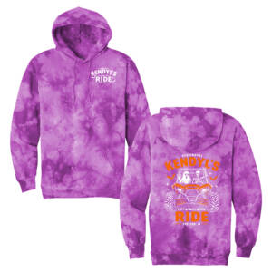 Kendyl Port and Company Crystal Tie-Dye Pullover Hoodie Unisex-Purple