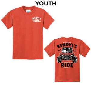 Kendyl Youth Short Sleeve Tee-Orange