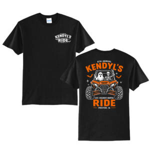 Kendyl Unisex Short Sleeve Tee-Black
