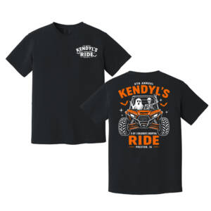 Kendyl Unisex Comfort Colors Pigment Dyed Short Sleeve Shirt-Black