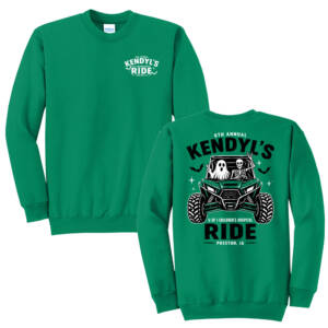 Kendyl Unisex Fleece Crewneck Sweatshirt-kelly