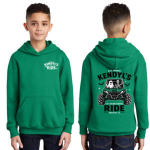 Kendyl Youth Fleece Hooded Sweatshirt-Kelly