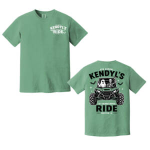 Kendyl Unisex Comfort Colors Pigment Dyed Short Sleeve Shirt-Light Green