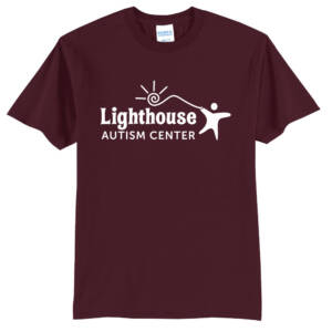 Lighthouse Autism Center Unisex Short Sleeve T Shirt – AthleticMaroon