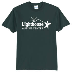 Lighthouse Autism Center Unisex Short Sleeve T Shirt – DarkGreen