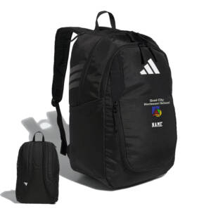QC Montessori Adidas Stadium 4 Backpack- BLACK