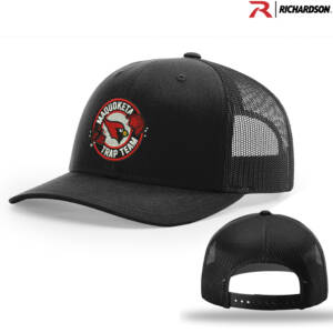 Maq Trap Shooting Richardson Pro Mesh Adjustable Trucker Cap Solid-Black
