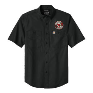 Maq Trap Shooting Carhartt Rugged Professional Series Short Sleeve Shirt Men-Black