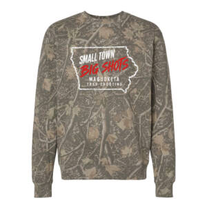 Maq Trap Shooting Independent Trading Co Unisex Heavyweight Crewneck Sweatshirt – Deadwood Tree Camo