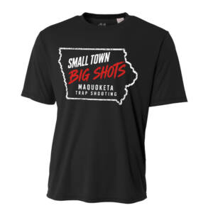 Maq Trap Shooting Adult Cooling Performance Tshirt – Black