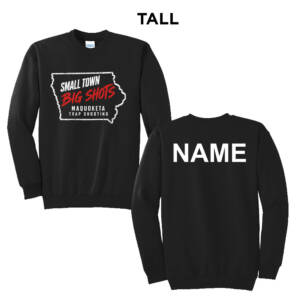 Maq Trap Shooting  TALL Ultimate Crewneck Sweatshirts – Black