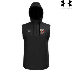 Maq Trap Shooting Under Armour UA MOTIVATE PIN sleeveless hoodie Black