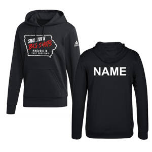 Maq Trap Shooting Adidas Fleece Unisex Hooded Sweatshirt- Black