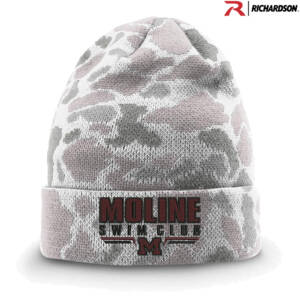 Moline Swim Richardson Duck Camo Beanie-Blizzard Duck Camo