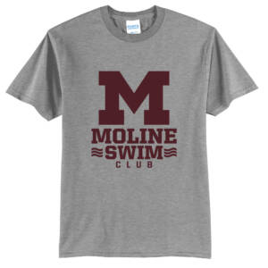 Moline Swim Unisex Short Sleeve Tee-Athletic heather