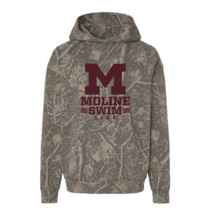 Moline Swim Unisex Boulevard Heavyweight Hooded Sweatshirt-Deadwood Tree Camo