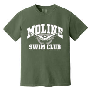 Moline Swim Comfort Colors Pigment Dyed Short Sleeve Shirt Unisex-Hemp