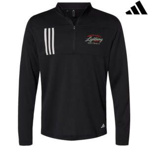 NS Lightning SB Adidas 3-Stripes Double Knit 1/4 zip pullover Men-Black