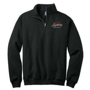 NS Lightning SB JERZEES Unisex Nublend Cadet Collar Sweatshirt-Black