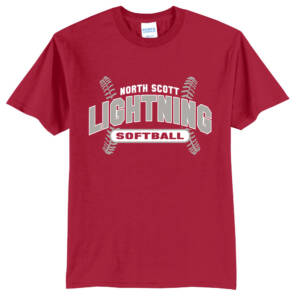 NS Lightning SB Unisex Short Sleeve T Shirt -Red