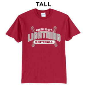 NS Lightning SB Tall Short Sleeve T Shirt – Red