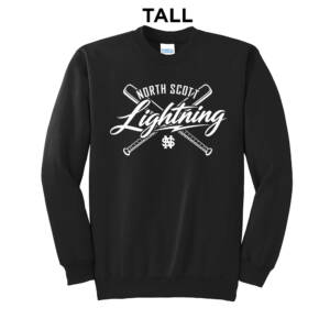 NS Lightning SB  TALL Ultimate Crewneck Sweatshirts -Black