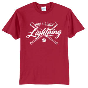 NS Lightning SB Unisex Short Sleeve T Shirt -Red