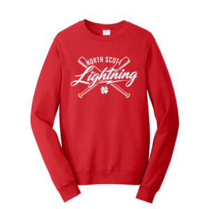 NS Lightning SB Unisex  Fan Favorite Crew Sweatshirt-Bright Red