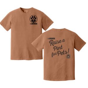 Raise a Pint for Pets Comfort Colors Unisex Pigment Dyed Short Sleeve Shirt – YAM