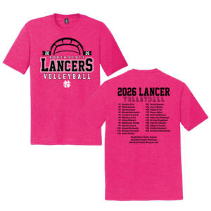 NS Volleyball Unisex Premium Short Sleeve Tee-Fuchsia Frost