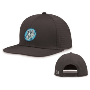 St Ambrose Softball The Game Perforated GameChanger Snapback Cap-graphite