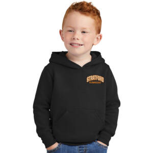 Stratford Elementary Precious Cargo Toddler Pullover Hooded Sweatshirt -Black